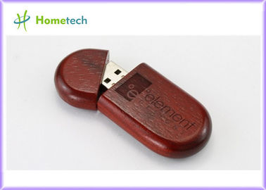 Memoria USB de madera oval de Shell
