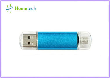 azul de alta velocidad del disco de memoria USB U del teléfono móvil de 2GB OTG, 10MB/s