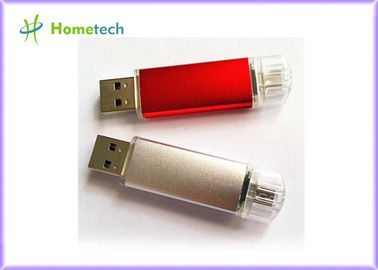 Barra de memoria Flash de memoria USB del teléfono móvil de OTG USB 2,0 con el logotipo impreso
