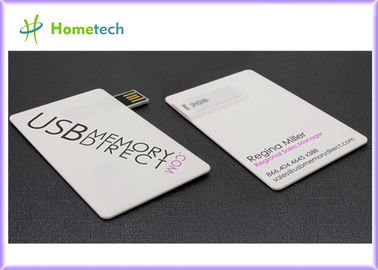 Memoria USB de la tarjeta del logotipo de la impresión de crédito de la tarjeta USB del dispositivo de almacenamiento a todo color/de visita