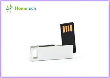 Pluma de encargo de la impulsión del pulgar del regalo del logotipo, mini material del metal del disco 8GB/16GB de memoria USB