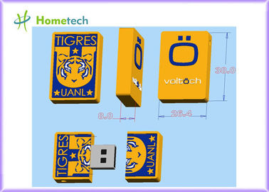 Mini TIGRES modificó memoria USB para requisitos particulares 8GB/16GB, logotipo 1GB/2GB del equipo de fútbol