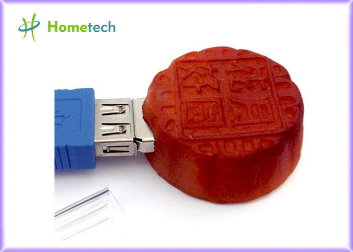 Memoria USB de encargo de la capacidad plena del Mooncake, conductor compacto de memoria USB