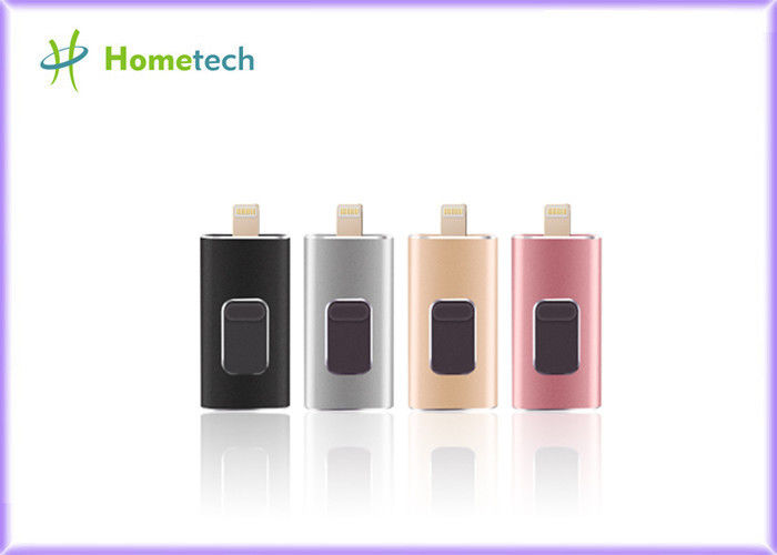 Memoria USB del teléfono móvil para IOS/Android, impulsión fácil del i con el material de la aleación de aluminio