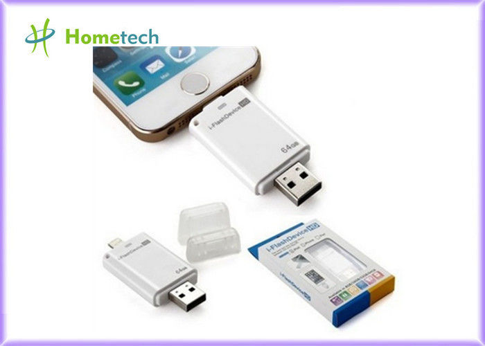 Memoria USB HD del USB i para el iPhone/el ipad con el microprocesador del flash de Toshiba Samsung, 16G 32G 64G