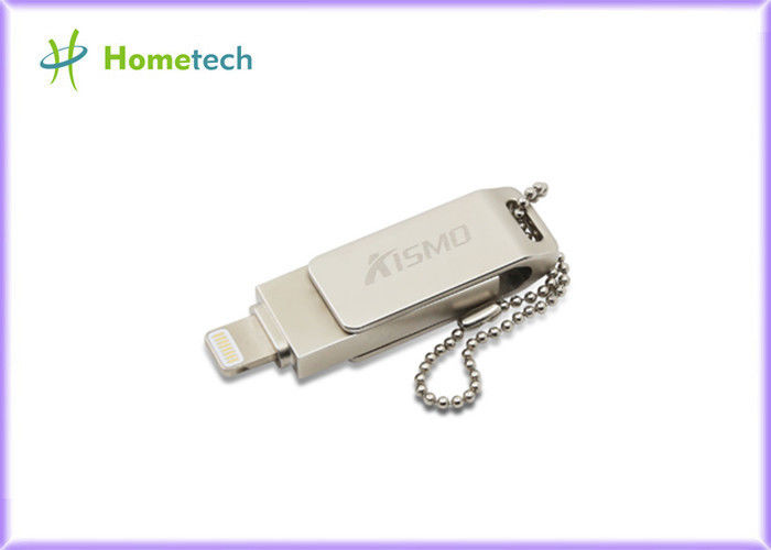 Memorias USB de alta velocidad para IPhone, color plata de memoria USB/OTG USB del teléfono móvil