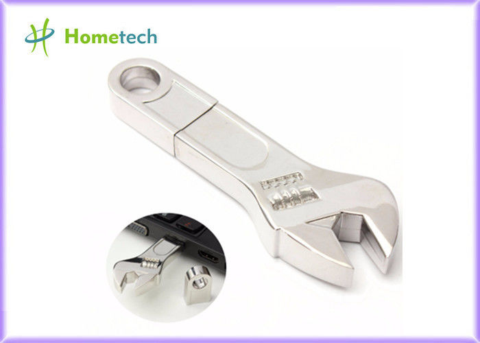 Memoria USB portátil de la llave inglesa de la herramienta del metal de la llave mini para promocional