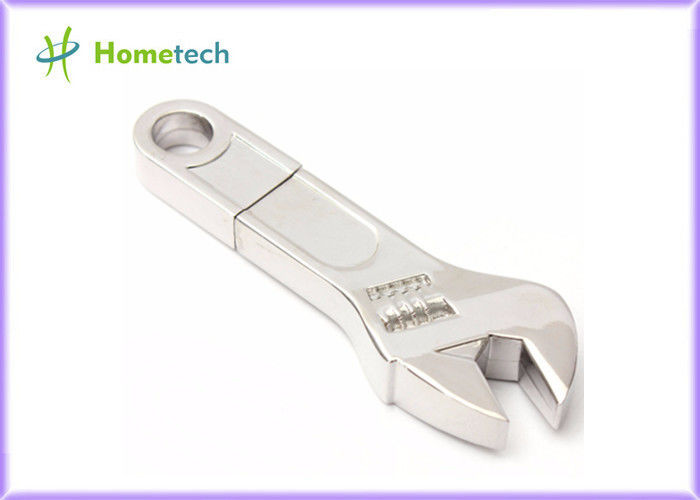 Memoria USB portátil de la llave inglesa de la herramienta del metal de la llave mini para promocional