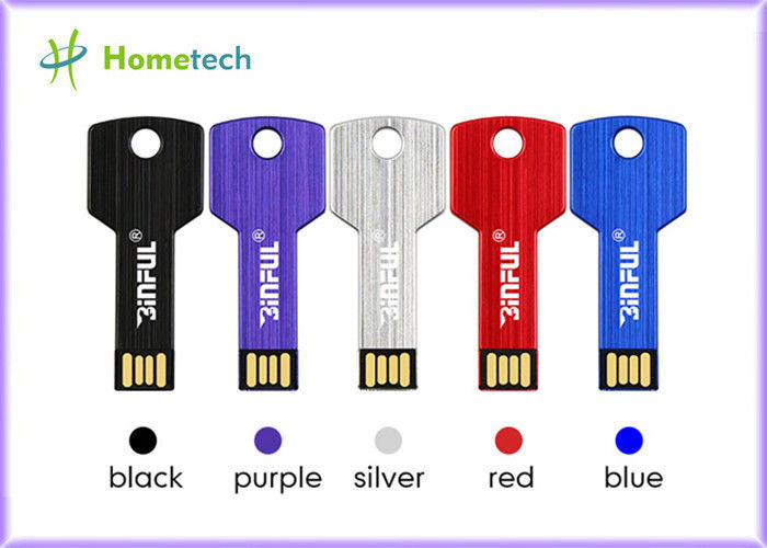 Palillo de memoria USB dominante de la aleación de aluminio, llave impermeable de la memoria de la plata pendrive