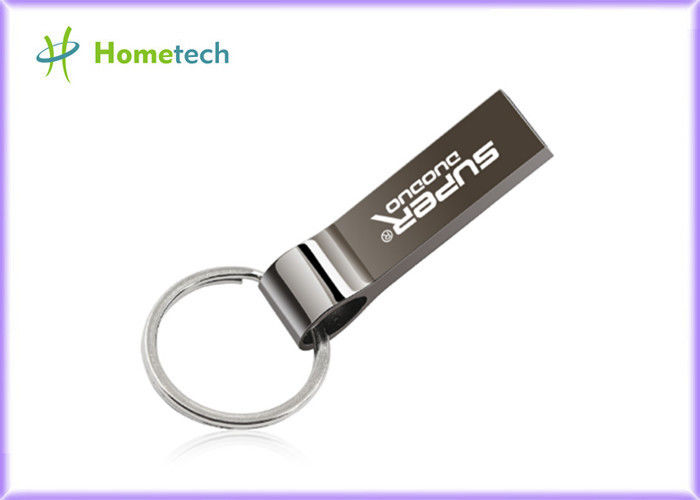 Manosee el color plata del palillo con los dedos 32GB 64GB 128GB de memoria USB del metal de la forma con Chian dominante