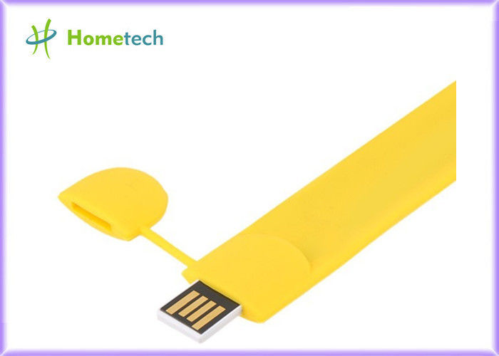 Memoria USB de encargo de la pulsera de la palmada con espec. 1,1/2,0 del USB
