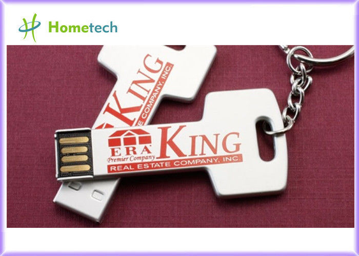 Impulsión vendedora caliente del pulgar de la llave del metal de 1GB USB con la impresión del logotipo