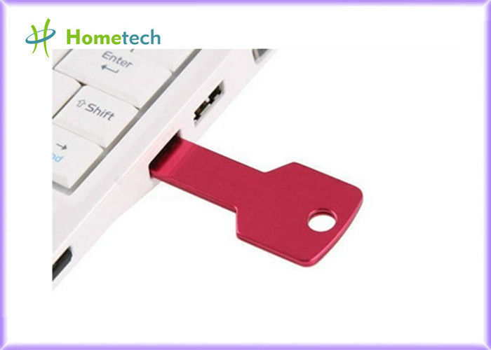 memoria USB de aluminio 8-15MB/S de las unidades USB de la forma de la llave de la astilla del metal de 8GB 16GB 32GB