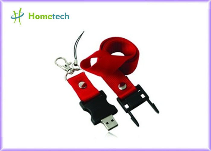 La aduana plástica roja de memorias USB 128mb del acollador USB imprimió, USB 2,0