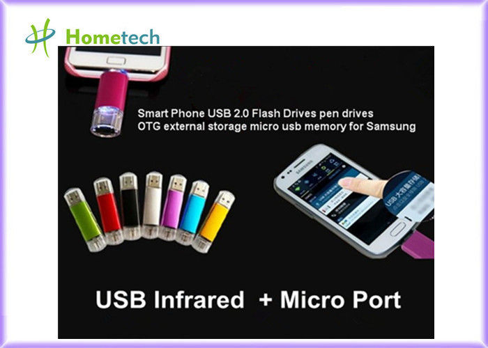 memoria USB de alta velocidad del teléfono móvil de 32GB OTG/disco azul de U