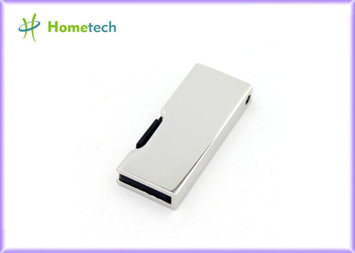 El pulgar del metal plateado conduce, Usb 8GB/16GB/32GB de la llave de la prenda impermeable del acero inoxidable
