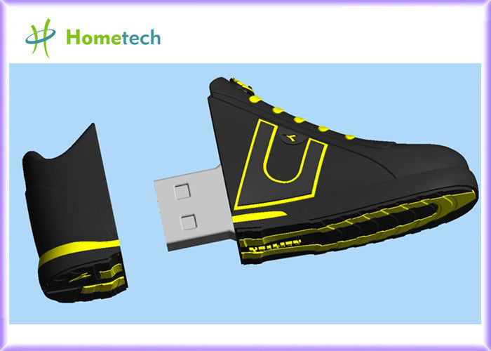2020 nuevos productos del usb se divierten memoria USB de encargo de la forma de las zapatillas de deporte 4GB de los zapatos con el usb de grabación en relieve del logotipo del OEM