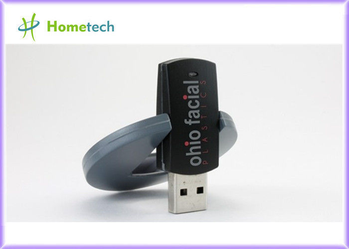 Forma circular 1GB 2GB 4GB de memoria USB plástica de la astilla para el estudiante