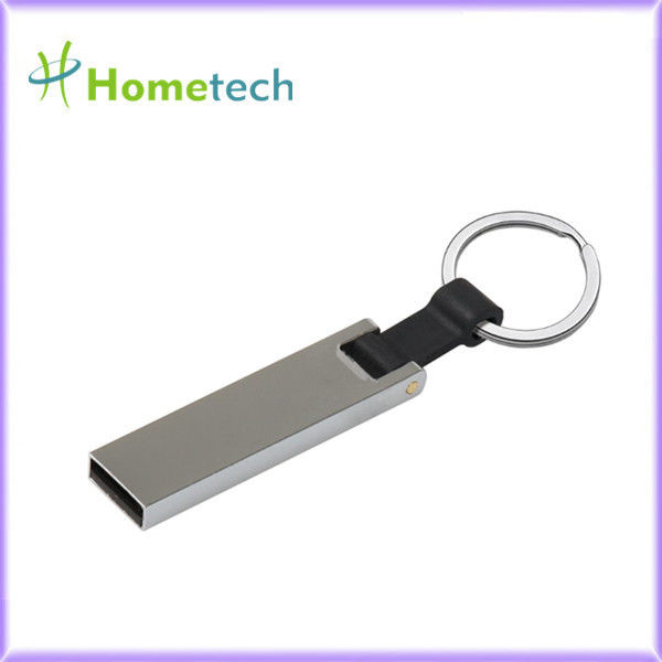 Memoria USB impermeable de alta velocidad 64 palillo de memoria USB del metal de la FCC 15MB/S del pulgar 128GB del GB con Keyholder