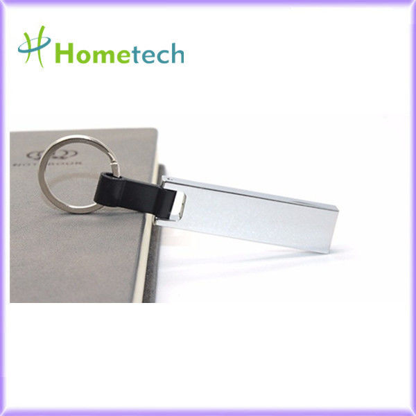 Memoria USB impermeable de alta velocidad 64 palillo de memoria USB del metal de la FCC 15MB/S del pulgar 128GB del GB con Keyholder