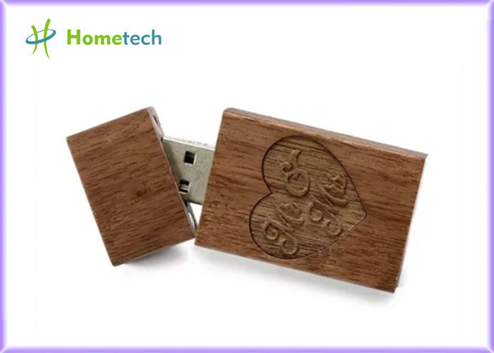 Almacenamiento de datos que lee 148 memorias USB de madera de Mbps 16GB