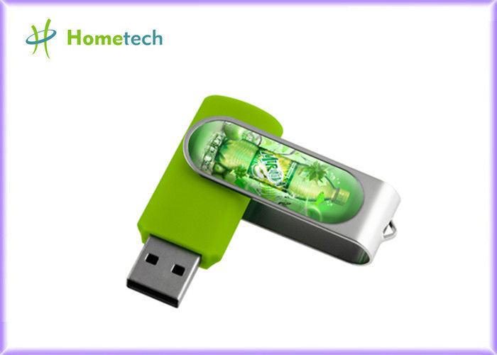 El disco modificado para requisitos particulares del eslabón giratorio U, palillos de la torsión USB con la armadura/la luz de aluminio LED acepta PayPal 1 - 64GB