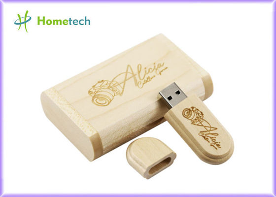 Memoria USB promocional de madera pega 8gb para el regalo de boda