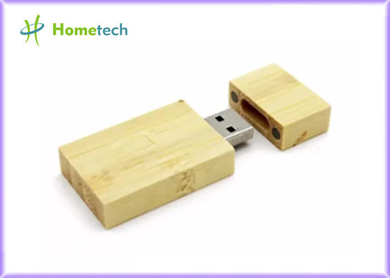 Memory Stick de madera de bambú de memoria USB del USB 2,0 32GB 64GB para el disco de Pen Drives Photography U de los regalos de boda