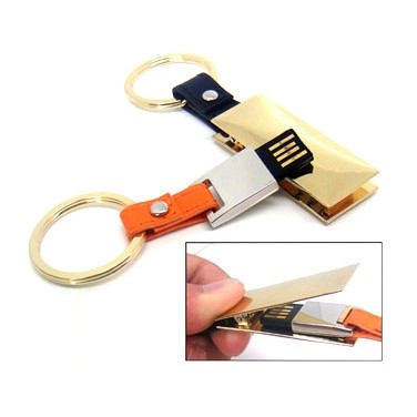  Venta caliente impulsión auténtica de la pluma de memoria Flash de memoria USB USB del cuero de 2GB/de 4GB/8GB/16GB/32GB