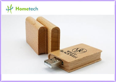 Seguridad 4GB, 8GB, 32GB memorias USB de madera del libro USB con alta transferencia de datos