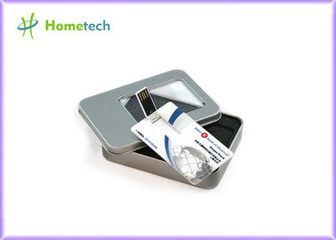 dispositivo de almacenamiento de la tarjeta de crédito de la astilla 4GB USB, memoria USB plástica