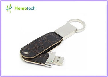 32GB palillos de la impulsión de la pluma de memoria Flash del cortocircuito USB 2,0 del lápiz de memoria del cuero USB