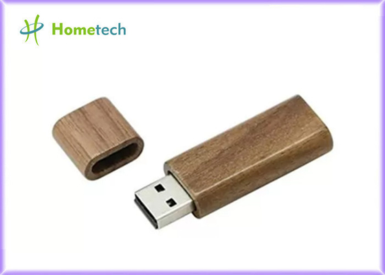 Memoria USB de madera del rectángulo 64GB 128GB de la PC