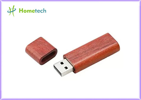 Impulsiones de madera del pulgar del rectángulo 256MB 512MB del USB 2,0