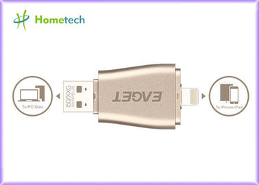 comprar Memoria USB portátil 128gb 3 del androide OTG en 1 aluminio para Iphone Fabricación en línea