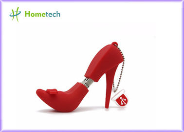 comprar 2,0 los zapatos de tacón alto personalizaron el pequeño disco de memoria Flash del USB, 2.os zapatos 3D de la moda modifican PENDRIVE de la historieta para requisitos particulares del PVC 16GB Fabricación en línea