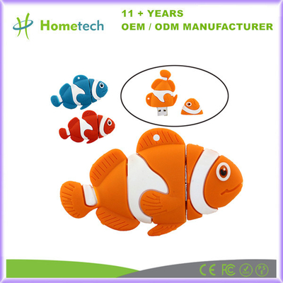 comprar Personalización de forma de pez USB 3.0 Stick 16GB 32GB 128GB Alta velocidad 64GB Memoria USB Stick Fabricación en línea