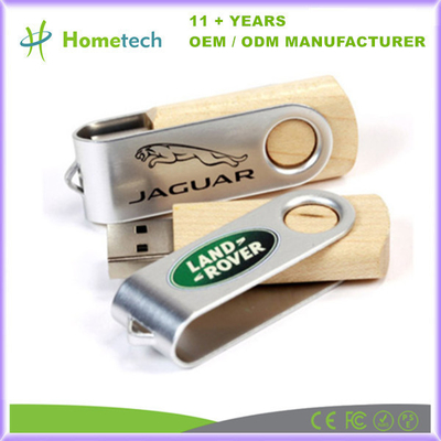 comprar Windows / Mac OS / Linux Compatible 256 GB Wood Twist USB Flash Drive con diseño clásico de madera Fabricación en línea