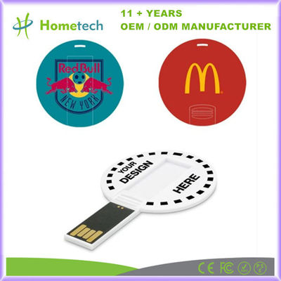 comprar Impresión a todo color Tarjeta de pendrive personalizada USB 1GB 2GB 4GB 8GB 16GB 2.0 Flash Drive Fabricación en línea