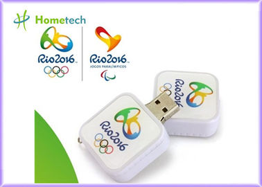 comprar Memoria USB plástica cuadrada USB micro 2,0/3,0 del eslabón giratorio 2GB Fabricación en línea
