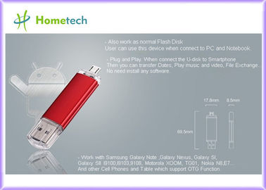 comprar memoria USB de alta velocidad del teléfono móvil de 32GB OTG/disco azul de U Fabricación en línea