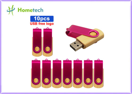 comprar USB 2,0 palillo de madera de bambú Logo Customized Eco Friendly de alta velocidad de 3,0 metales USB Fabricación en línea