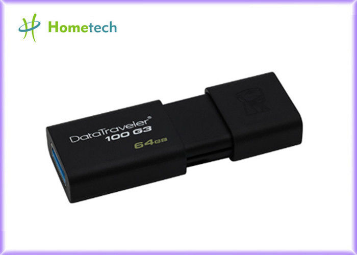La unidad de almacenamiento múltiple 10MB/S de la impulsión/USB de la pluma de Kingston USB 3,0 de las capacidades escribe velocidad