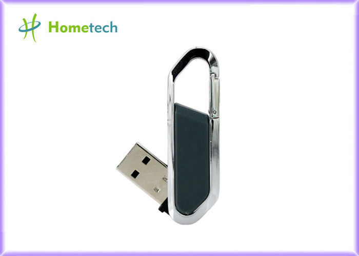 Lápiz de memoria de alta velocidad 64gb del cuero USB/impulsión 4gb de la pluma del USB 2,0 con estándar de la FCC RoHS