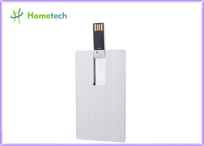 Dispositivo de almacenamiento impermeable de la tarjeta de crédito del Super Slim USB, memorias USB del metal USB