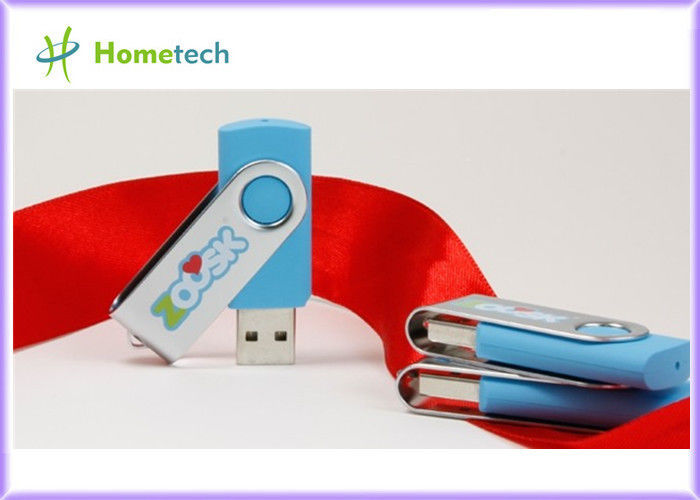 La pluma de memorias USB de la torsión USB del USB 2,0 conduce los palillos plásticos del eslabón giratorio USB del disco del Memory Stick U