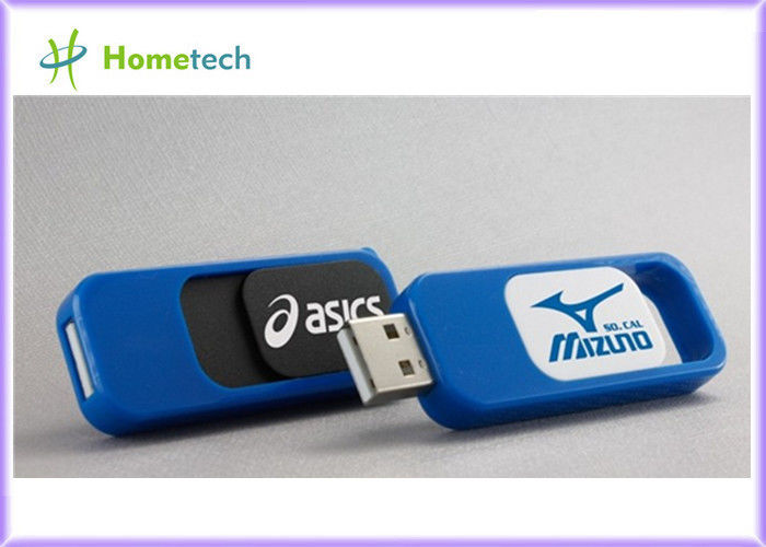 Memoria USB muy popular del plástico 1GB con el logotipo de encargo, pluma plástica del palillo USB