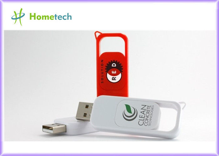 Memoria USB plástica con el logotipo de impresión modificado para requisitos particulares del logotipo o del laser