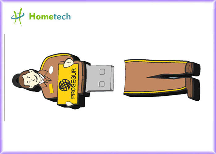 1GB - 64GB refrescan los palillos impresos de memorias USB del personaje de dibujos animados USB para la oficina