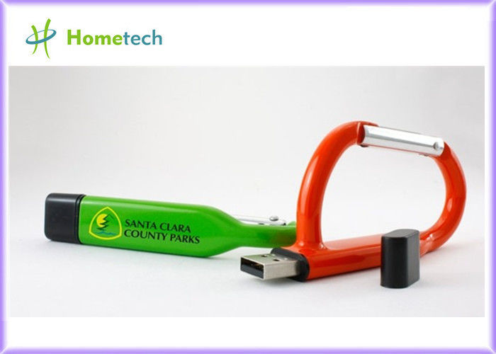 impulsión del salto del pulgar de memoria Flash de la chaveta impulsora USB 2,0 del pulgar del metal 32GB verde/ROJO/plata